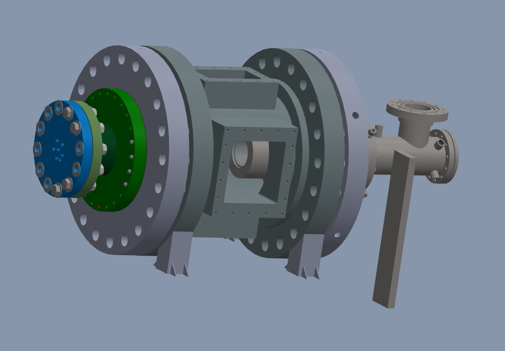 CAD of early rig design