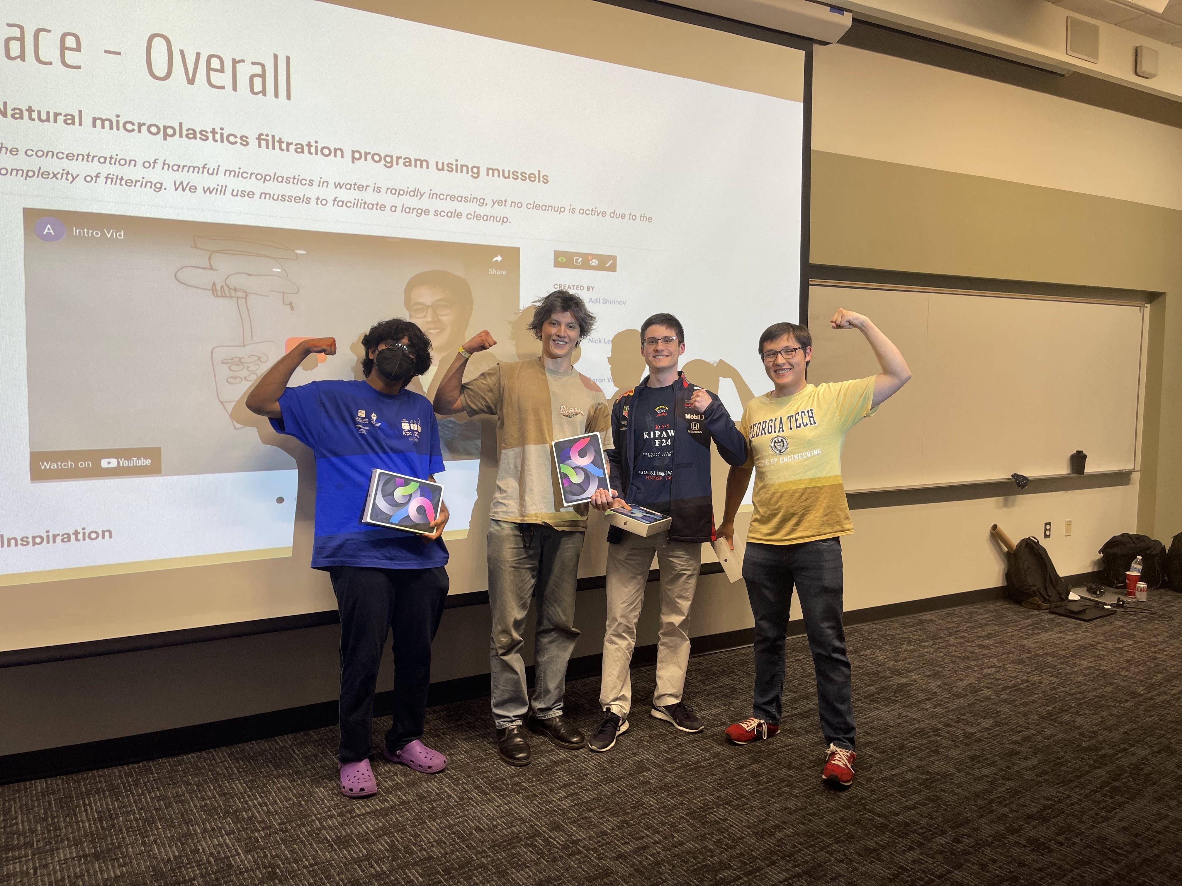 Pitch delivery on stage